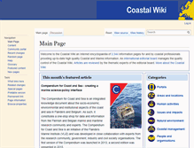 Tablet Screenshot of coastalwiki.org